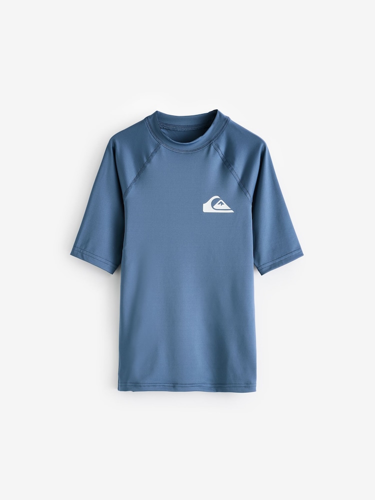 Quiksilver Youth Short Sleeve UPF50 Rash Vest - Image 1 of 4