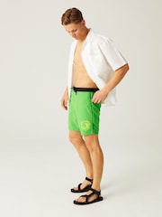 Regatta Fairway Green/Black Men's Bentham Swim Shorts - Image 3 of 7