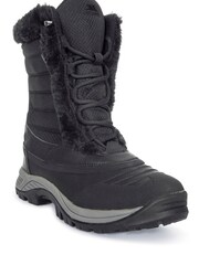 Negro - Botas de nieve Stalagmite II de Trespass para mujer - Imagen 1 de 2