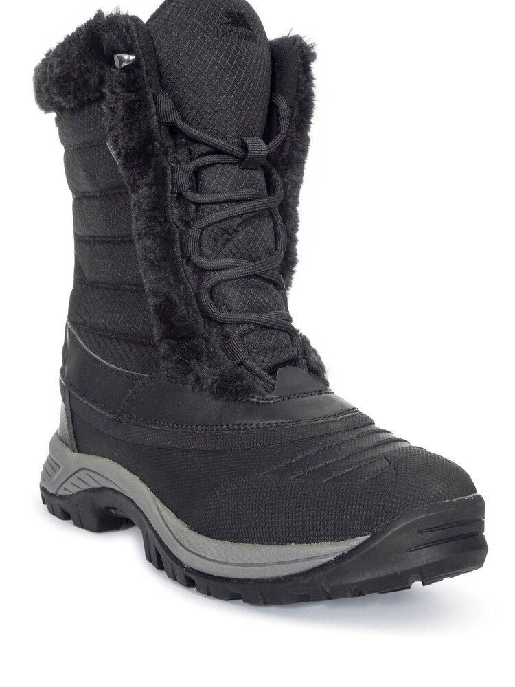 Negro - Botas de nieve Stalagmite II de Trespass para mujer - Imagen 1 de 2