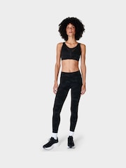 Sweaty Betty Ultra Black Camo Print Power Icon Train Bra - Image 4 of 6