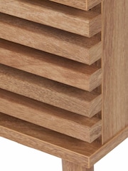 Pacific Natural Larvik Wood 1 Drawer Bedside Table - Image 5 of 5