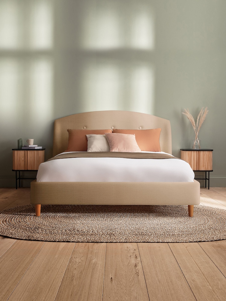Silentnight Sandstone Woven Evana Bedframe - Image 1 of 4