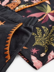 Never Fully Dressed Black 100% Cotton Button Through Pyjamas - Image 12 of 13