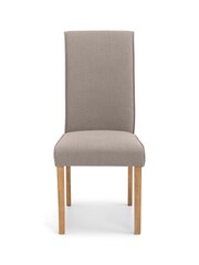 Julian Bowen Taupe Oak Seville Dining Chairs Set Of 2 - Image 4 of 5