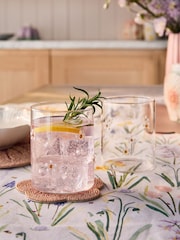 Set of 2 Yellow Daisy Icon Tumbler Glasses - Image 1 of 4