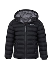 Mountain Warehouse Black Seasons II Kids Water-Resistant Padded Jacket - Image 3 of 5