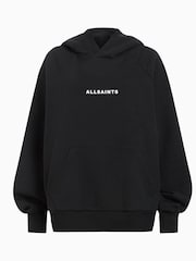 AllSaints Black 100% Cotton Tour Talon Hoodie - Image 7 of 7