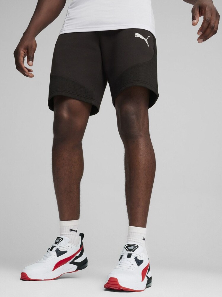 Puma Black EVOSTRIPE Mens Shorts - Image 1 of 6 Puma Black EVOSTRIPE Mens Shorts - Image 1 of 6