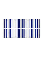 Pimpernel Blue Steccato Placemats Set of 6 - Image 2 of 6