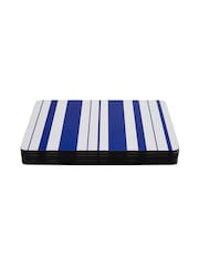 Pimpernel Blue Steccato Placemats Set of 6 - Image 4 of 6