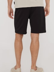 Threadbare Black Contrast Panel Pocket Sweat Shorts - Image 2 of 4