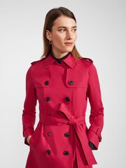 Hobbs Red Petite Trench Coat - Image 3 of 4