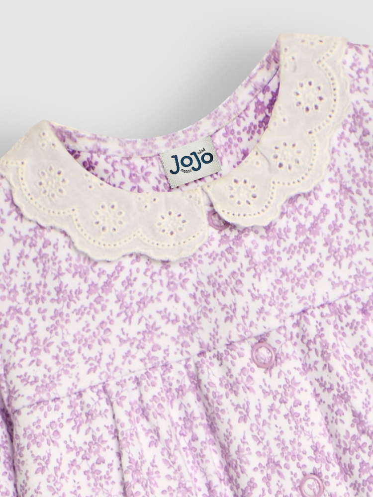 Jojo Maman Bébé Precej rožast vzorec pajac za spanje - Slika 5 iz 5 Jojo Maman Bébé Precej rožast vzorec pajac za spanje - Slika 5 iz 5
