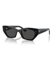 Ray Ban Zena Rb4430 Irregular Black Sunglasses - Image 5 of 8
