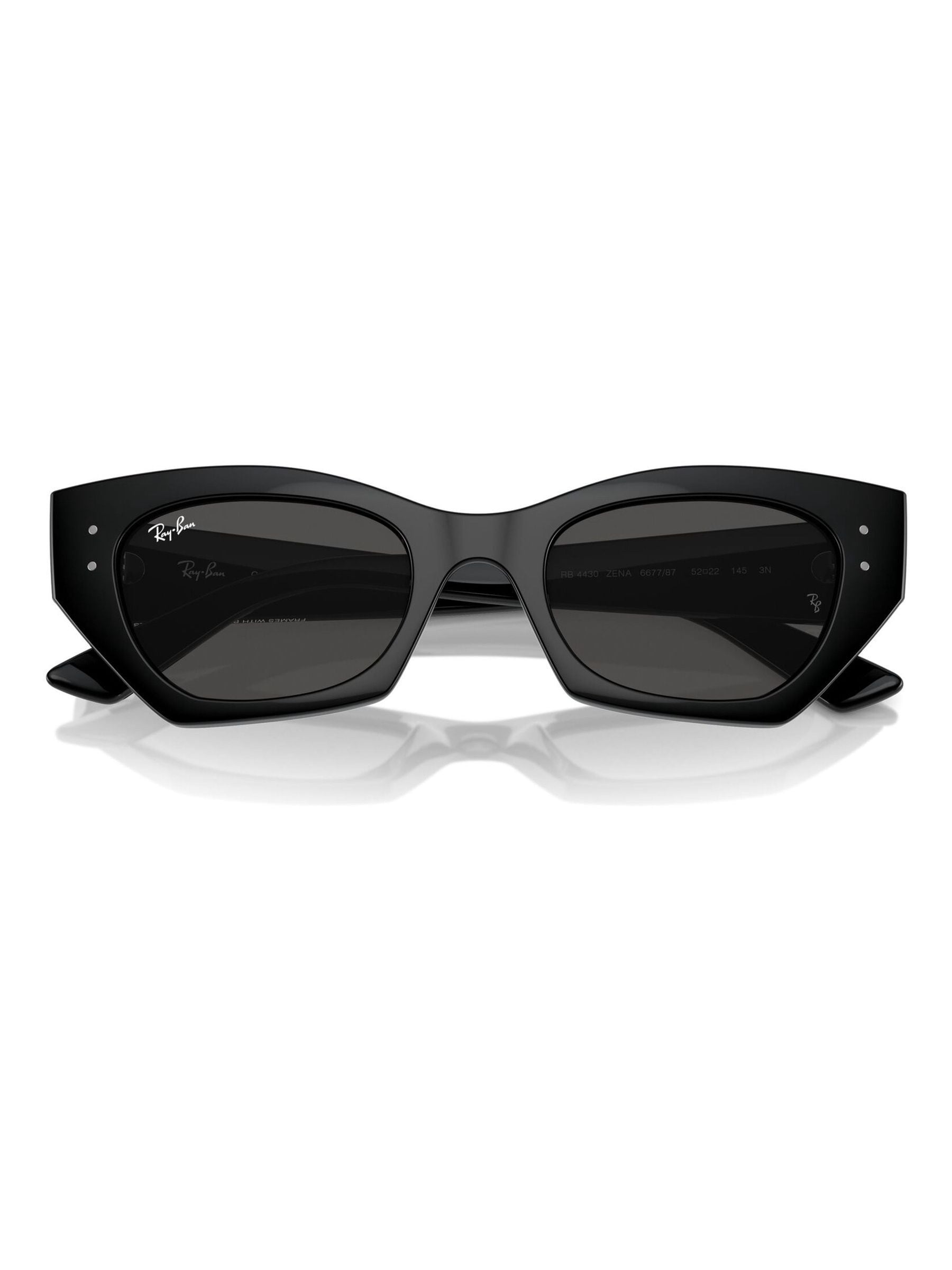 Buy Ray-Ban Black Zena RB4430 Irregular Sunglasses from the Next