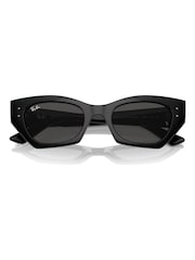 Ray Ban Zena Rb4430 Irregular Black Sunglasses - Image 7 of 8
