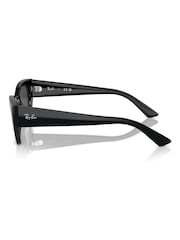 Ray Ban Zena Rb4430 Irregular Black Sunglasses - Image 8 of 8