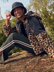 Animal Print Teddy Borg Jacket - Image 3 of 8