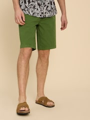 White Stuff Green Sutton Organic Chino Shorts - Image 1 of 7