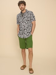 White Stuff Green Sutton Organic Chino Shorts - Image 3 of 7