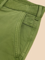 White Stuff Green Sutton Organic Chino Shorts - Image 7 of 7