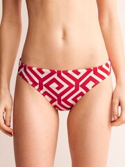 Boden Red Classic Bikini Bottoms - Image 4 of 6