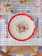 Cath Kidston Sage Feels Like Home Set of 4 Dinner Plates - Image 1 of 4