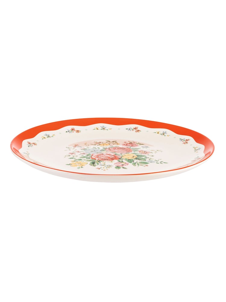Cath Kidston Sage Feels Like Home Set of 4 Dinner Plates - Image 4 of 4