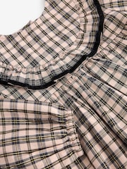 Neutral Check Ruffle Dress (3mths-10yrs) - Image 4 of 4
