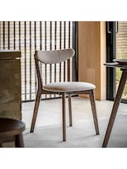 Gallery Home Dark Wood Temara Oak Style Dining Chairs 2Pk - Image 1 of 6
