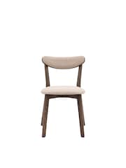 Gallery Home Dark Wood Temara Oak Style Dining Chairs 2Pk - Image 5 of 6