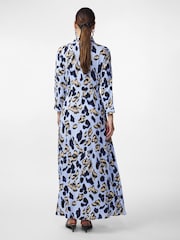 Y.A.S Blue Maxi Shirt Dress - Image 2 of 3