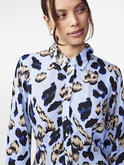 Y.A.S Blue Maxi Shirt Dress - Image 3 of 3