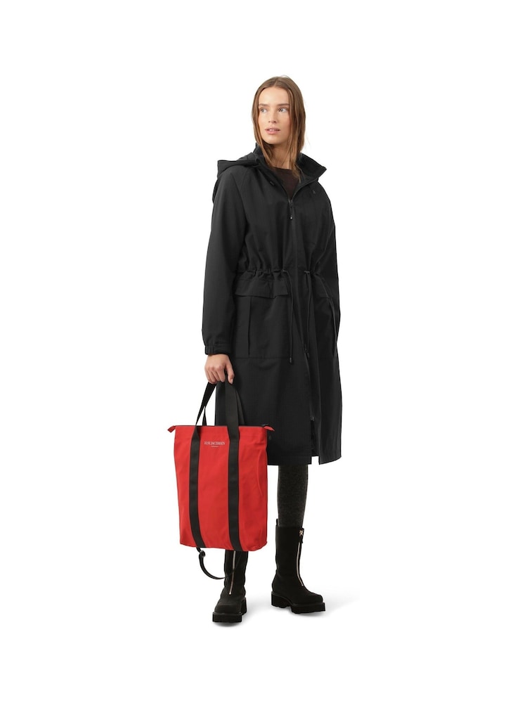 Ilse Jacobsen Cinched Waist Long Thermal Waterproof Raincoat - Image 1 of 4