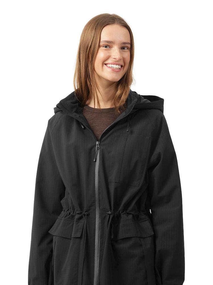 Ilse Jacobsen Cinched Waist Long Thermal Waterproof Raincoat - Image 2 of 4