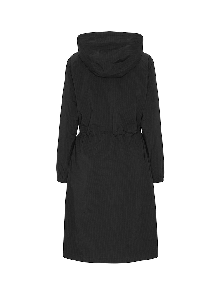 Ilse Jacobsen Cinched Waist Long Thermal Waterproof Raincoat - Image 4 of 4