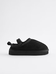 Black Cosy Slipper Mules - Image 2 of 5