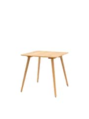 Gallery Home Natural Temara Oak Style 4 Seater Square Dining Table - Image 4 of 4