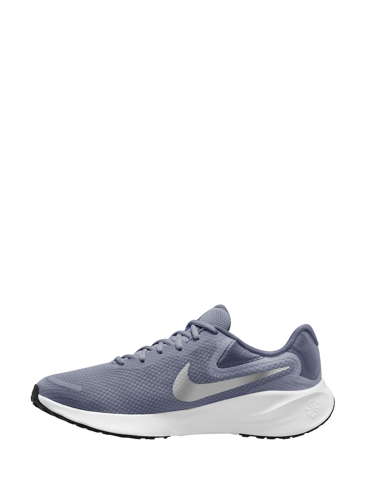 Nike Ashen Slate Revolution 7 Road Running Trainers - Image 2 of 4