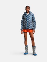 Regatta Blue Waterproof Orla Kiely Summer Pack It Jacket - Image 1 of 8