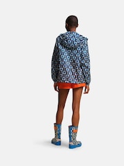 Regatta Blue Waterproof Orla Kiely Summer Pack It Jacket - Image 2 of 8