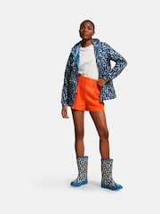 Regatta Blue Waterproof Orla Kiely Summer Pack It Jacket - Image 4 of 8