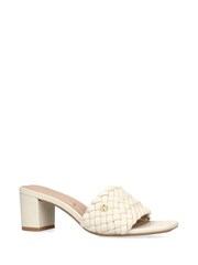 Carvela Cream Lattice Sandals - Image 7 of 7