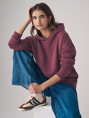 The Set Navy Blue/Berry Red 2 Pack Relaxed Hoodies - Image 1 of 6