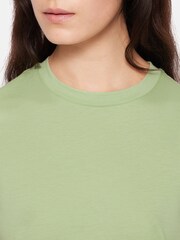 Jigsaw Green Chrome Supima 100% Cotton Scoop Neck T-Shirt - Image 2 of 6