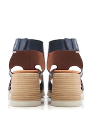 Moda in Pelle Peyten High Front Iber Wedges - Image 3 of 4