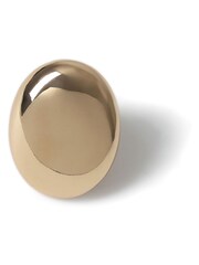 Aela Gold Tone Shiny Oval Stretch Ring - Image 2 of 4