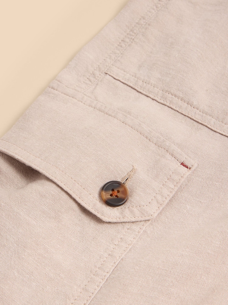 White Stuff Natural Arabella Linen Blend Skirt - Image 7 of 7 White Stuff Natural Arabella Linen Blend Skirt - Image 7 of 7