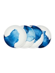 Rick Stein Set of 4 Blue Coves of Cornwall Pasta Pasta Bowls - Image 2 of 4